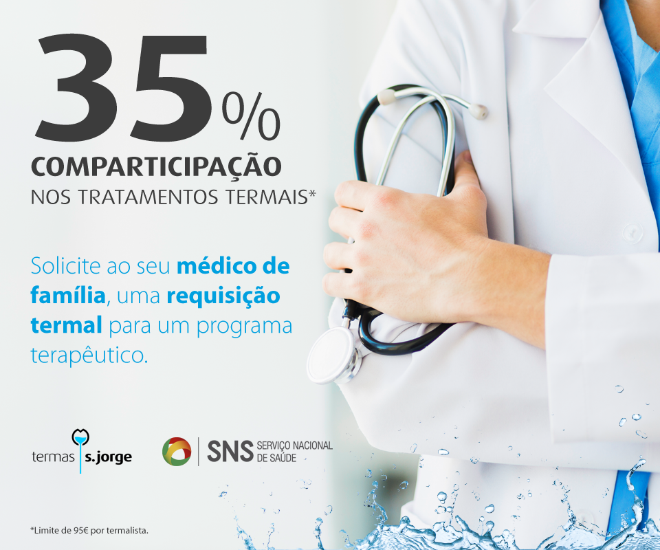 Termas s. jorge comparticipação termal sns