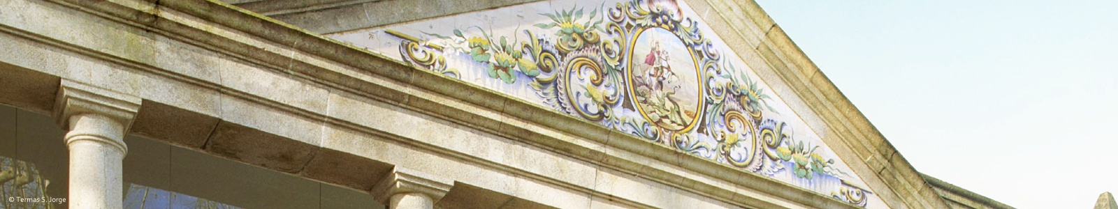 Termas sao jorge fachada centenaria azulejos
